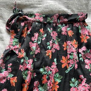 Floral maxi skirt